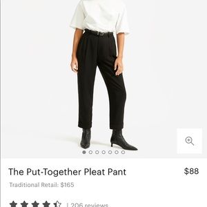 NEW Everlane pants with tab size 4